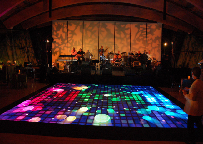 Exposição de diodo emissor de luz macia de Dance Floor da imagem, comum sem emenda do diodo emissor de luz Digital Dance Floor nenhum mosaico 2
