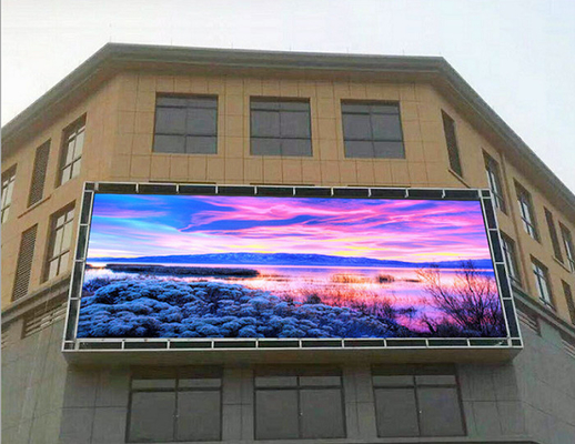 Quadro de avisos SMD3535 de P8 P10 5000nits Digitas LCD que anuncia a iluminação da fachada