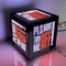 A coluna da tela conduzida do cubo de Hd P2 P2.5 P2.976 conduzida para indicar o globo exterior para dar forma ao cubo de Rubik da tela conduzida conduziu a tela