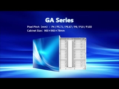 GA P10 DIP Exterior Fixado LED Display 1000nits Brilho 960*960mm