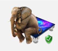 Tela de Exibição no Solo