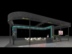 Efeito de tela de exibição 3D a olho nu ao ar livre