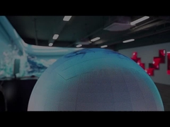 P2.0mm LED Spherical Screen Series 360 graus Visão completa Dimensões de exibição personalizadas