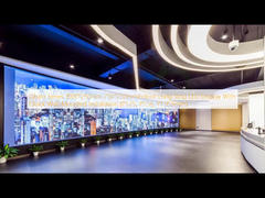 Tela LED de faixa longa para interior Ghalo Série 1000*250mm 750*250mm com instalação rápida montada na parede (P1.25, P1.56, 1.953mm)