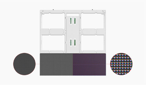 GA P10 DIP Exterior Fixado LED Display 1000nits Brilho 960*960mm