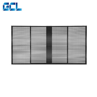 10000 horas de vida útil Display LED transparente a cores inteiras para publicidade interna