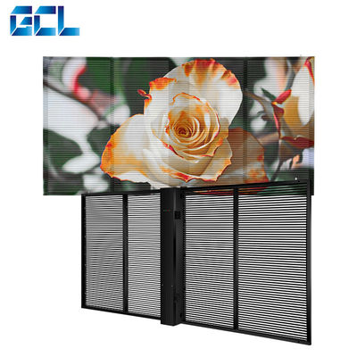 GCL 1000 mm tela LED transparente flexível personalizada para instalação interna fácil