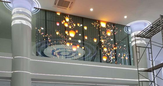 Display LED transparente de alta definição GCL P3.9