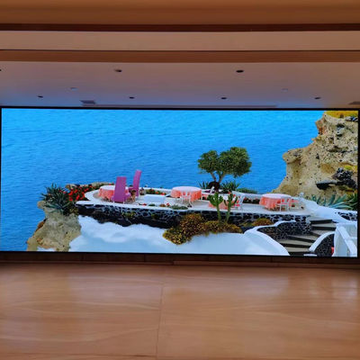 Commercial H160° V160° Ângulo de visão Publicidade LED Display Screen Alta resolução