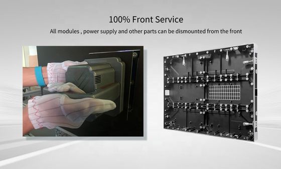 640000 Densidade de pixels Indoor Fixed LED Display Waterproof For Mall Advertising P2 LED Screen