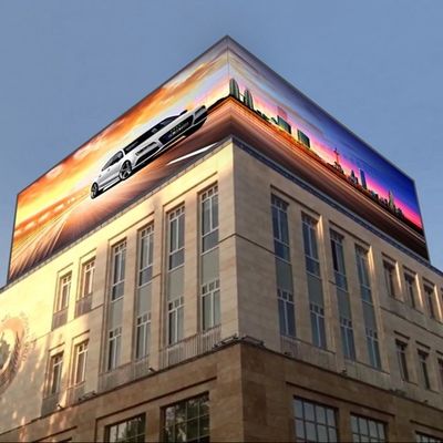 Gsuperfície P5.95 P10 Serviço de frente Exterior Display LED fixo 140/140 Ângulo de visão ODM