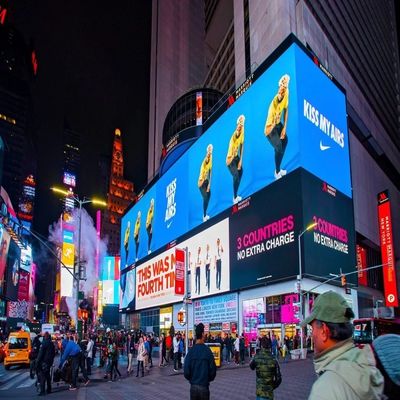 Ecrã LED a cores exteriores com alto brilho e taxa de atualização de 1920-3840Hz