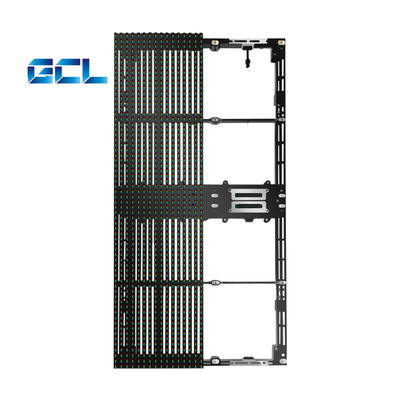 500*1000mm Tamanho do painel Exterior Transparente LED Display Cortina LED Video Mesh
