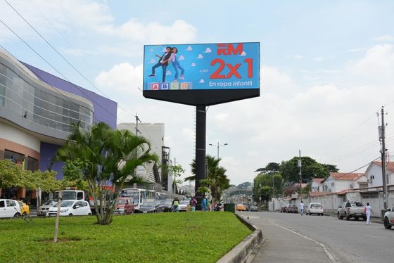 320x160mm Dimensão Montado na parede Display LED fixo P10 Para publicidade comercial