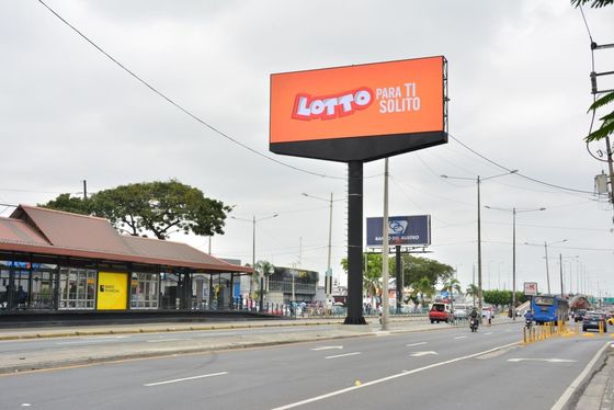 320x160mm Dimensão Montado na parede Display LED fixo P10 Para publicidade comercial