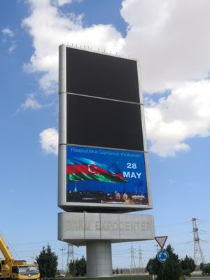 Ecrã de exibição LED exterior com controle remoto e nível de proteção IP65