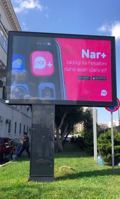 Ecrã de exibição LED exterior com controle remoto e nível de proteção IP65