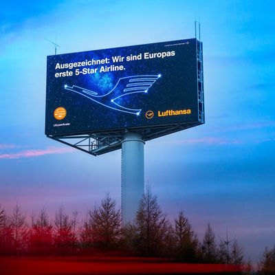 Ecrã de publicidade LED exterior fixo de alta resolução LED