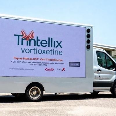 GCL Caminhão de publicidade móvel ao ar livre customizado Van Trailer P6 6500nits Brilho
