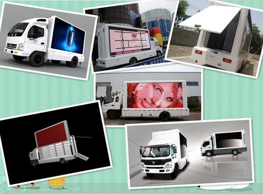 GCL Caminhão de publicidade móvel ao ar livre customizado Van Trailer P6 6500nits Brilho
