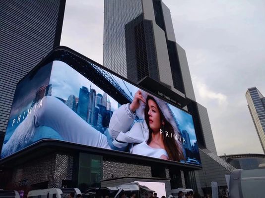 GCL P4mm P5.57mm P6.67 Curvo Exterior Íntegro LED Vídeo Display Painel de cartaz Tamanho 960*960 mm