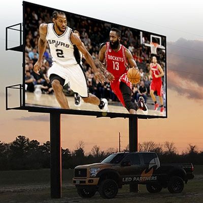 GCL P10 Full Color LED Digital Signage Display Mesh LED Display Com Anjo de Visão Ampla