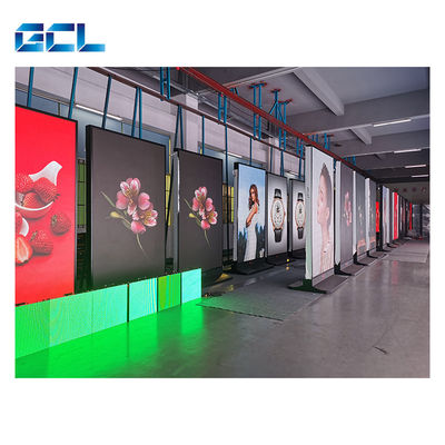 4G Wifi Control P3 LED Poster Display Piso Publicitário