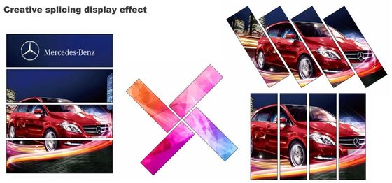 Alta taxa de atualização 1920Hz LED Display Poster Móvel Com 2,5mm Pitch Pixel