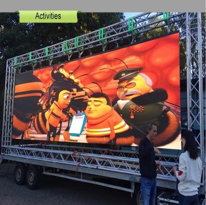 Gmars-P Aluguel Flexível LED Display Espetáculo de palco IP65 resistente à água LED painel de tela com estrutura de truss stand