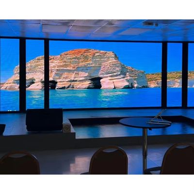 Ecrã LED de aluguel interior personalizável da série Gprime GOB P1.5 P1.9 P2.6 para decoração de palco de casamento