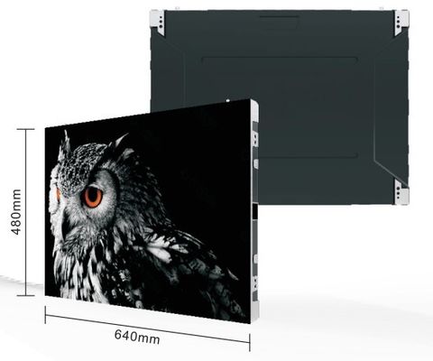 Armário de alumínio de fundição a óleo de alumínio para publicidade interior tela de LED de exibição de fábrica auditório personalizado