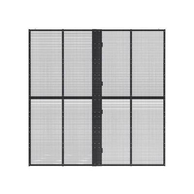 10000 horas de vida útil Display LED transparente a cores inteiras para publicidade interna