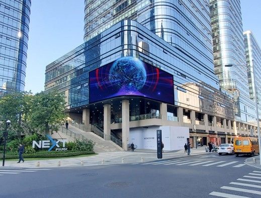 Publicidade GCL HD Olho nu 3D Esquema LED exterior P2.5 P2.97 P3.91mm Esquema LED