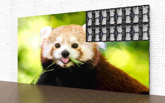 1200nits Alto brilho LED Video Wall Flexível Screen P1.95 Indoor Use Ggalaxy Series