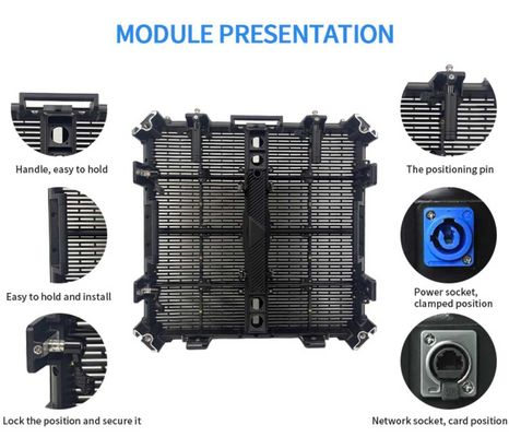 Gmesh-R 500*500mm P3.9 Exterior Transparente LED Display Cortina LED Video Mesh