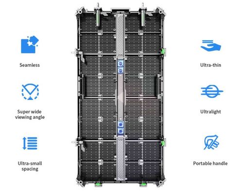 P3.91/P10.4 Ecrã LED Técnico Transparente para Controlos de Rede 500*1000mm