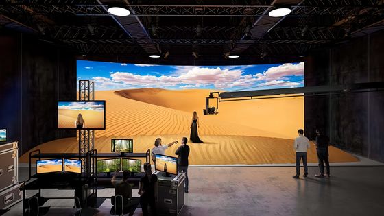Muralho de vídeo LED de fundo do palco gigante