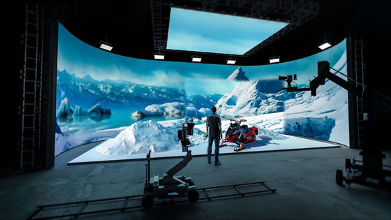 Texto de fundo XR LED Display P2.6 Virtual Shooting LED Screen Para decoração de palco de casamento