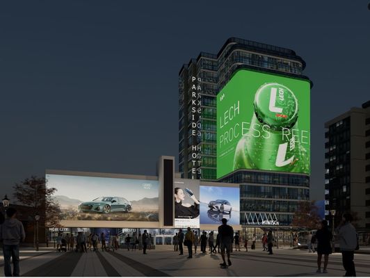 Ecrã de painel de parede de vídeo led gigante à prova d'água para concerto P3.91 P4.81 P6.25 P7 P10 Locação de ecrã LED exterior