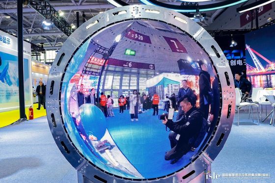 P2.0mm LED Spherical Screen Series 360 Graus Full View Dimensões do display podem ser personalizadas