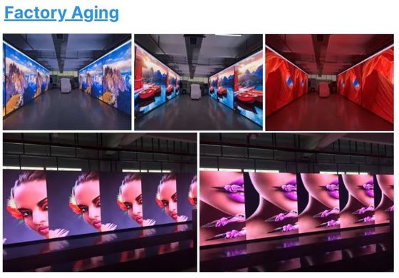Gstar-II Série 500 * 750mm Indoor Rental LED Display Instalação fixa P1.5 P1.953mm Várias formas