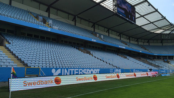 Ecrã de visualização de LED externo à prova d'água P6 P8 P10 Giant Stadium Panel
