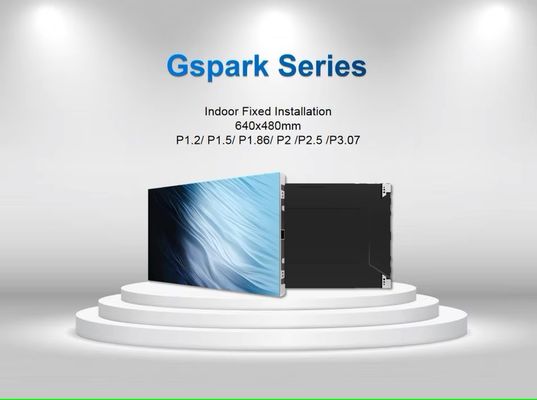 Painel de Vídeo LED IP34 P1.25 1.538 P1.86 P2 P2.5 Tela LED Interna para Sala de Exibição