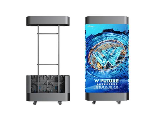Mais recente tela LED de aluguel para exterior P1.5625 P1.953 P2.6 mm 7680 Hz Painel Curvo para Eventos de Palco e Máquina de Publicidade Exterior
