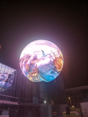 Tela Esférica LED P4 para Exterior: Integração Única de Efeito de Exibição e Tecnologia Estrutural para Criar uma Experiência Impressionante de Todos os Ângulos!