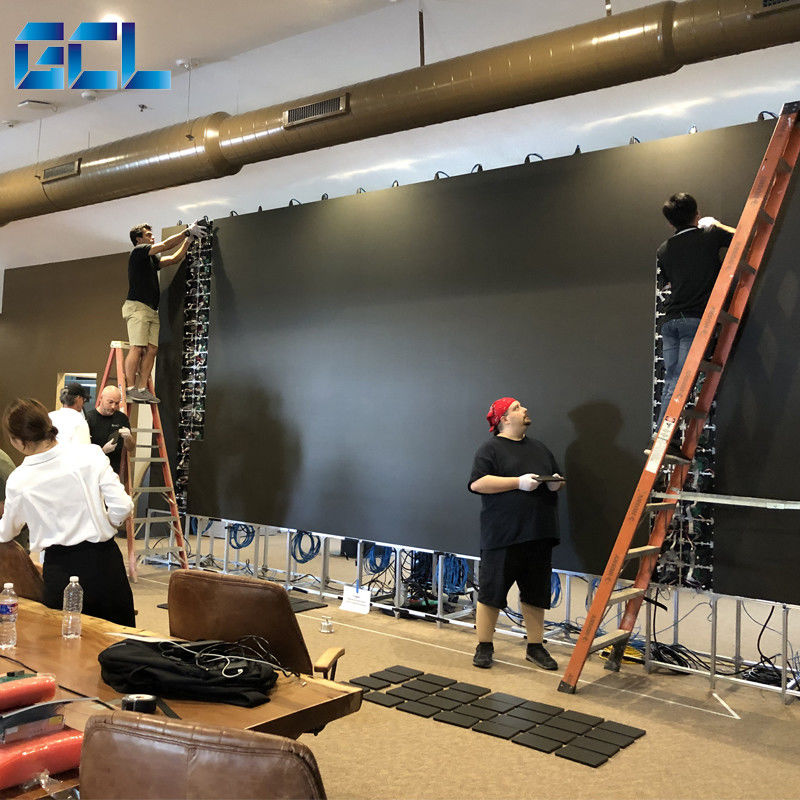 P2.5mm P0.93mm COB LED Video Wall 600*337.5mm para Display Interior 4.2Kg/panel