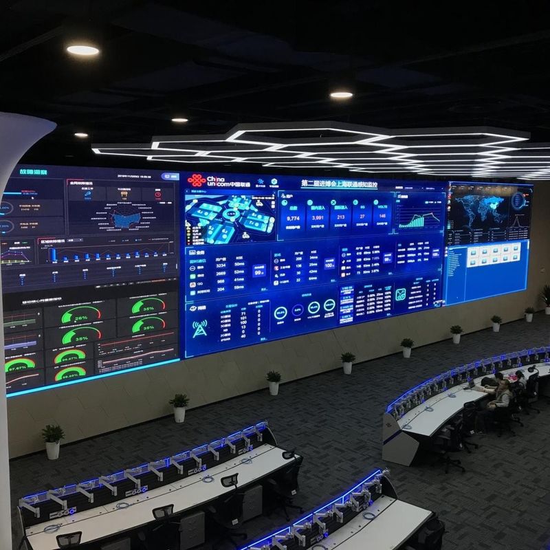 3840Hz Resolução Indoor Fixed LED Display Gspark High Definition para publicidade comercial