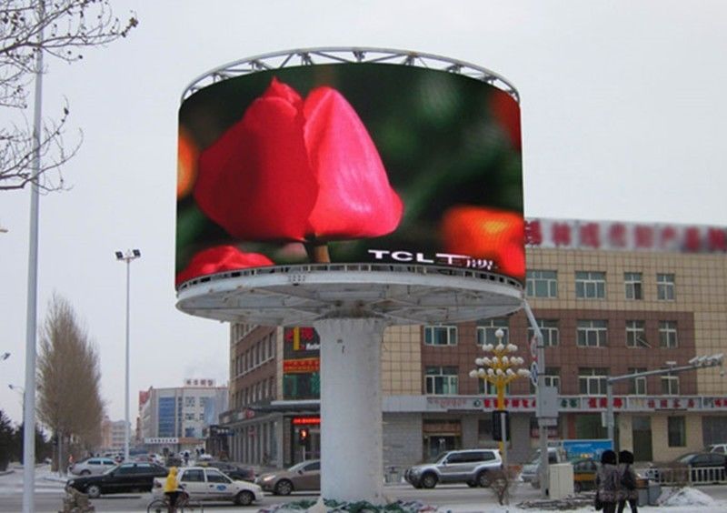 Display LED digital externo fixo de dissipação de calor rápida com vários métodos de instalação