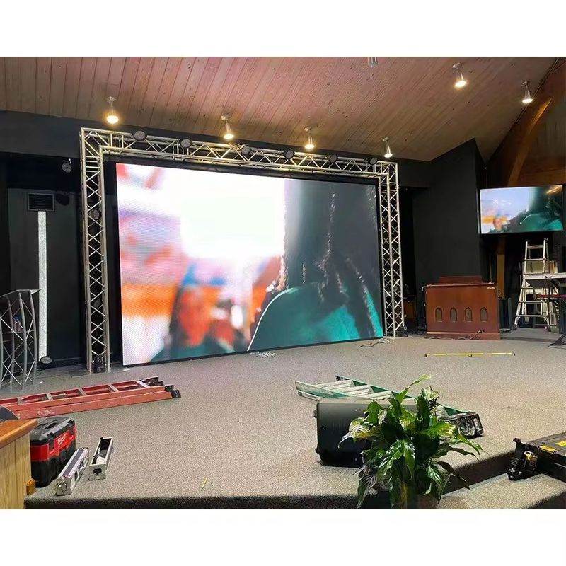 P1.5mm HD Eventos Indoor Localização Display Screen Stage Background Video Wall