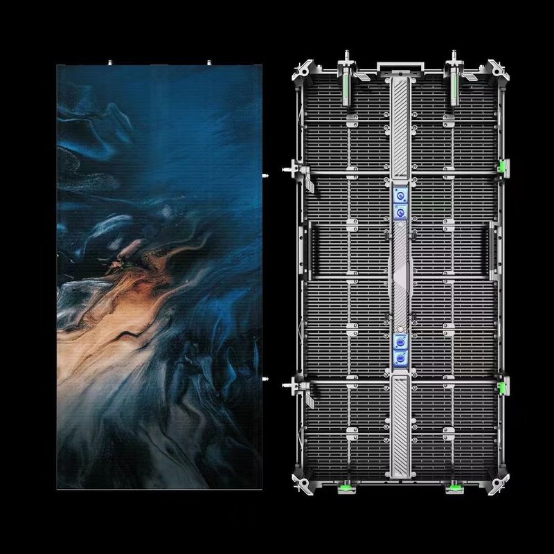 P3.91/P10.4 Ecrã LED Técnico Transparente para Controlos de Rede 500*1000mm